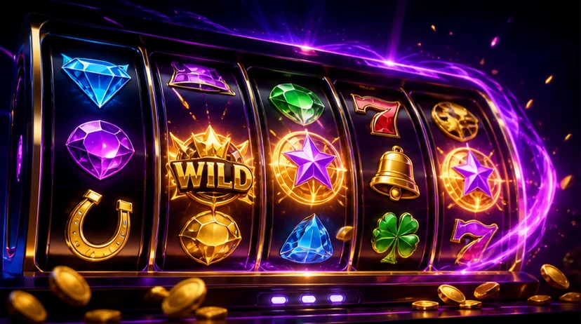 Modern online slot with feature symbols